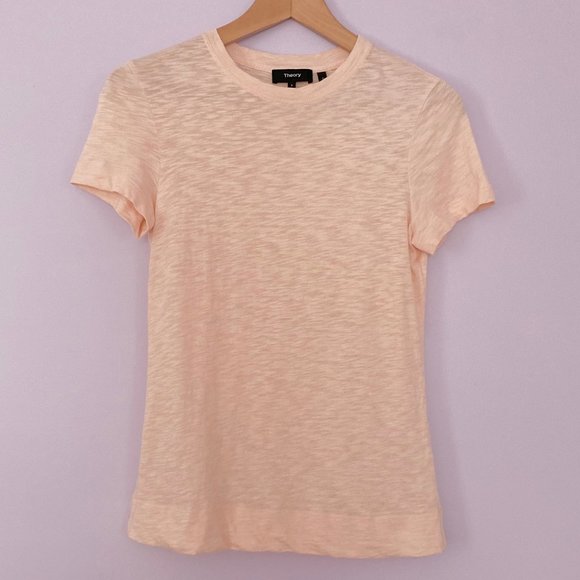 Theory Tops - Theory Tiny Tee Organic Cotton (Peach Pink)
